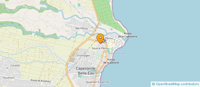 localisation de l'entreprise SARL RF SOUDURES à CAPESTERRE-BELLE-EAU