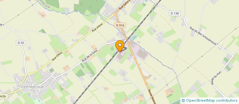 localisation de l'entreprise SARL RFA AUTO  STEENBECQUE