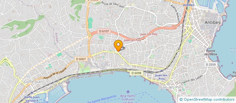 localisation de l'entreprise SARL RFP à ANTIBES