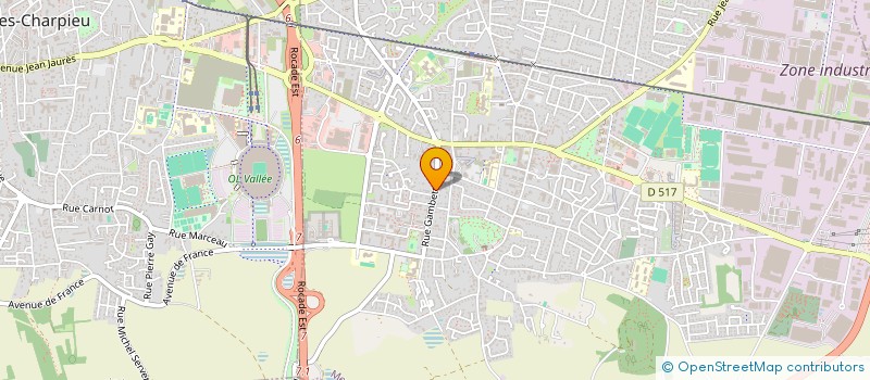 localisation de l'entreprise SARL RHODANIENNE PLOMBERIE CHAUFFAGE  MEYZIEU