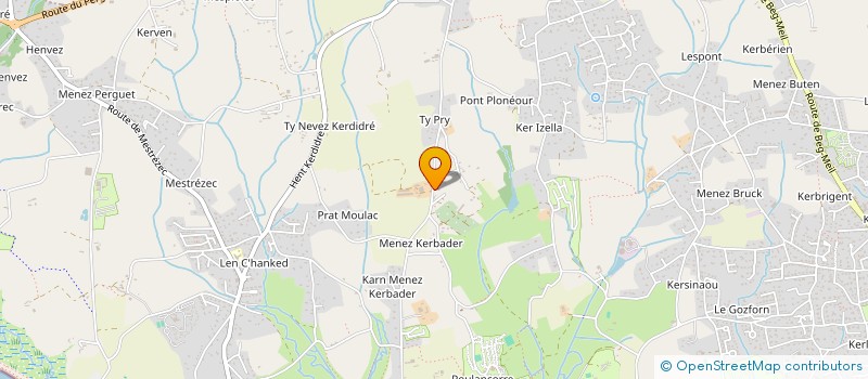 localisation de l'entreprise SARL RHV à FOUESNANT