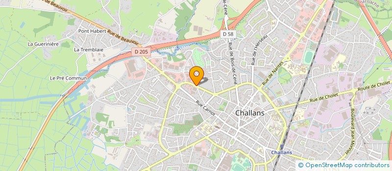 localisation de l'entreprise SARL RIAHI à CHALLANS