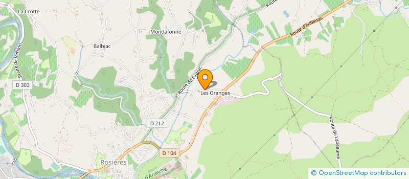 localisation de l'entreprise SARL RIBA à ROSIERES