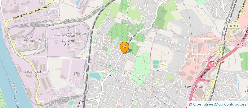 localisation de l'entreprise SARL RIBEIRO  BASSENS