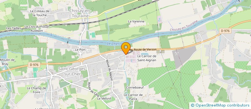 localisation de l'entreprise SARL RIBEIRO à SAINT-GEORGES-SUR-CHER