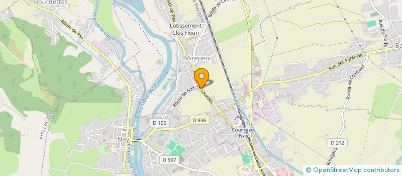 localisation de l'entreprise SARL RIBERE à ASSON