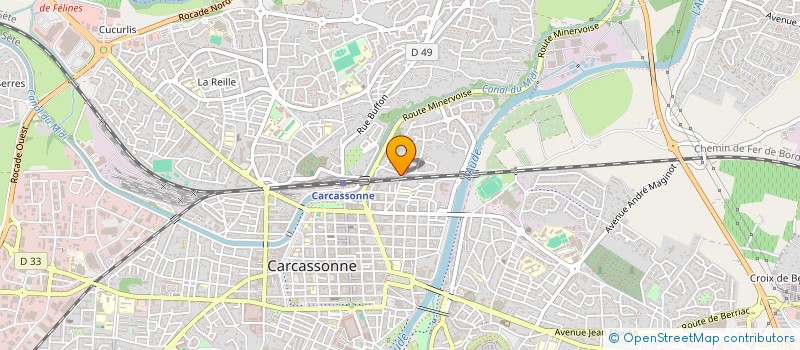 localisation de l'entreprise SARL RIBO à CARCASSONNE