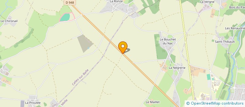 localisation de l'entreprise SARL RIBOT à MELLE