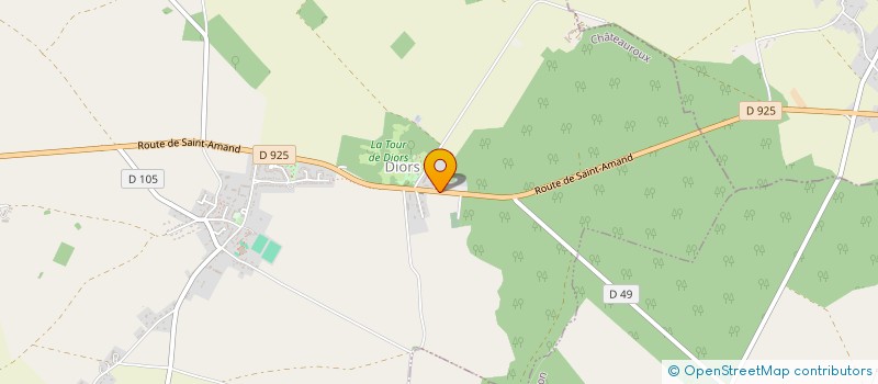 localisation de l'entreprise SARL RIBOUR à DIORS