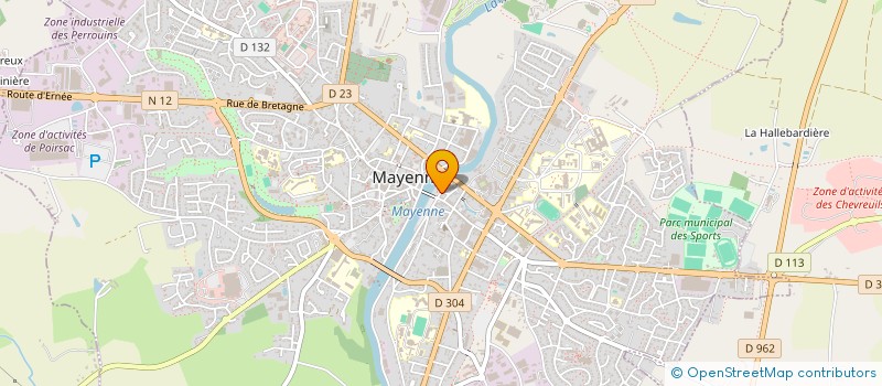 localisation de l'entreprise SARL RICHARD à MAYENNE