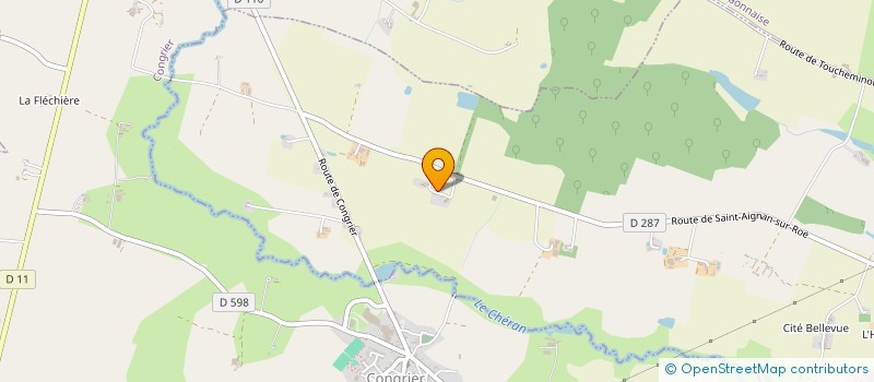 localisation de l'entreprise SARL RICHARD BEDOUET à SAINT-SATURNIN-DU-LIMET