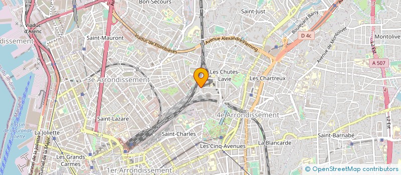 localisation de l'entreprise SARL RICHARD BRODERIE à MARSEILLE