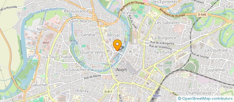 localisation de l'entreprise SARL RICHARD GUY  NIORT