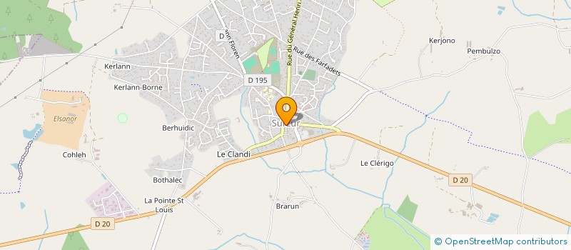 localisation de l'entreprise SARL RICHARD-THEBAUD à SURZUR