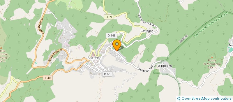 localisation de l'entreprise SARL RICHARME ELECTRICITE à SARTENE
