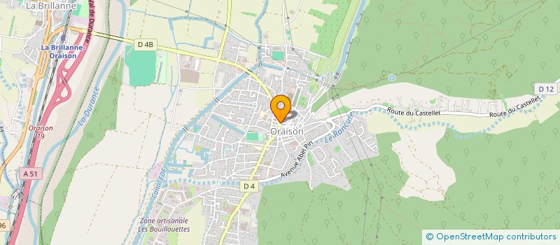 localisation de l'entreprise SARL RICHEBOIS à ORAISON