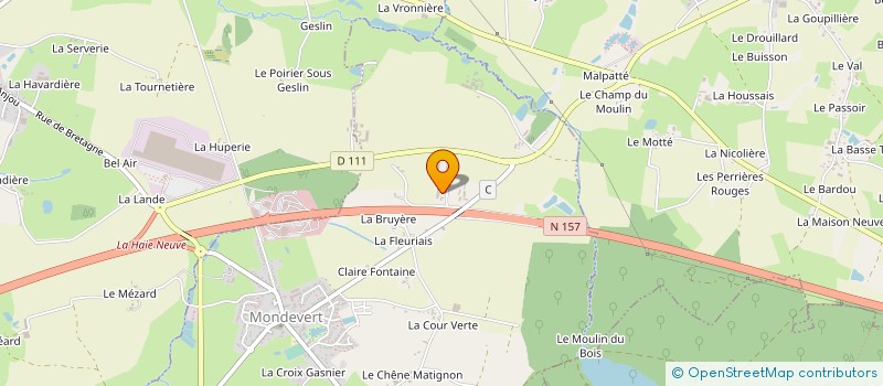 localisation de l'entreprise SARL RICHERIE-REPRO à MONDEVERT
