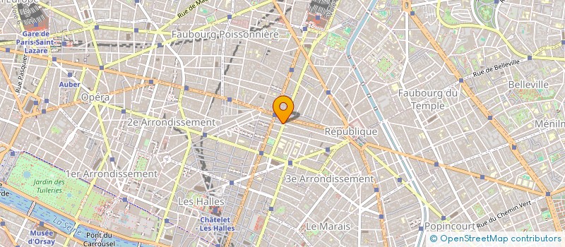 localisation de l'entreprise SARL RICK TELECOM à PARIS