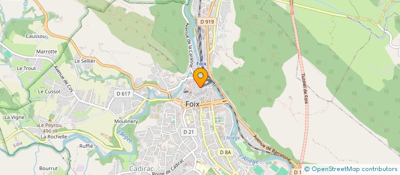 localisation de l'entreprise SARL RICO à FOIX