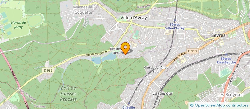 localisation de l'entreprise SARL RIEBEL PATRIMOINE  VILLE-D'AVRAY