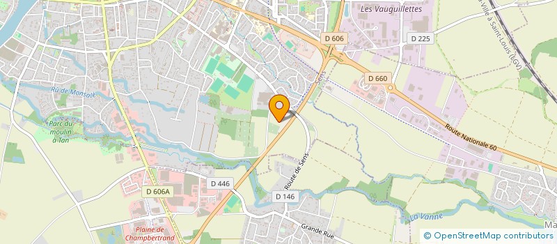 localisation de l'entreprise SARL RIEU  SENS