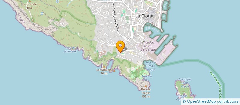 localisation de l'entreprise SARL RIF à LA CIOTAT