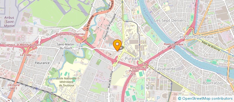 localisation de l'entreprise SARL RIF BATIMENT à TOULOUSE