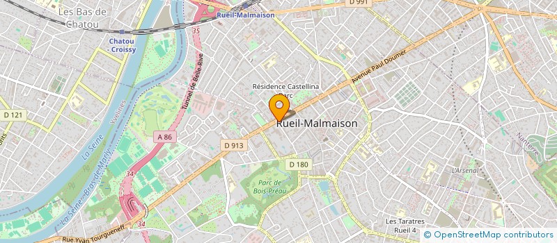 localisation de l'entreprise SARL RIFAI & MALAK à RUEIL-MALMAISON