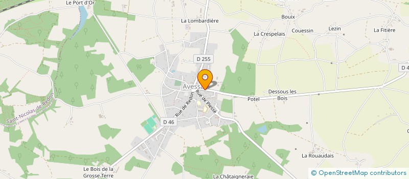 localisation de l'entreprise SARL RIGAULT PHILIPPE MENUISERIE à AVESSAC