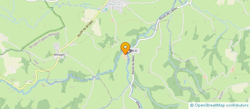 localisation de l'entreprise SARL RIGOULET  BRUGES-CAPBIS-MIFAGET