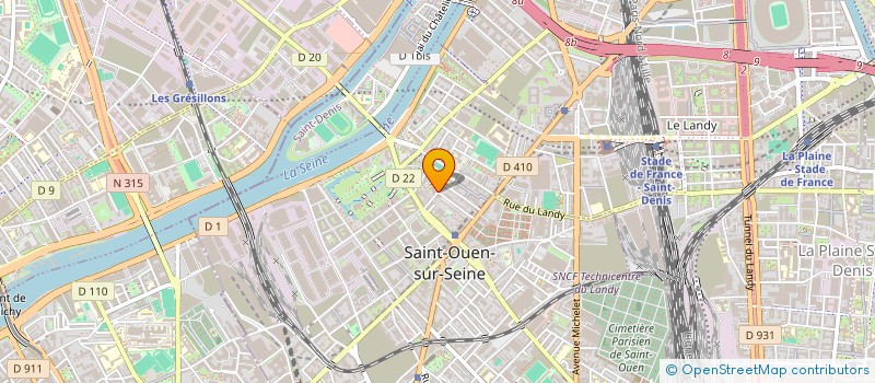 localisation de l'entreprise SARL RIK@TECH à SAINT-OUEN-SUR-SEINE