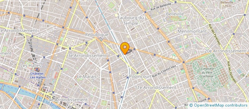 localisation de l'entreprise SARL RIMBAUD  PARIS