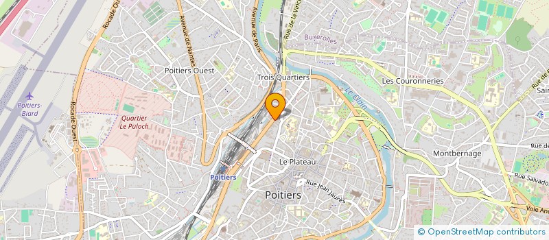 localisation de l'entreprise SARL RIMMAT à POITIERS