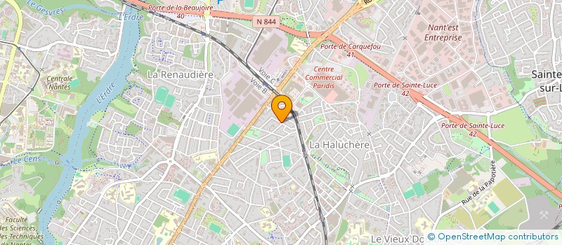 localisation de l'entreprise SARL RINA à NANTES