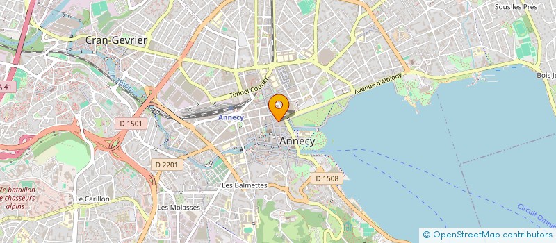 localisation de l'entreprise SARL RINBAUD à ANNECY