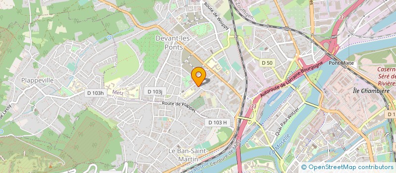 localisation de l'entreprise SARL RINDONE PEINTURE  METZ