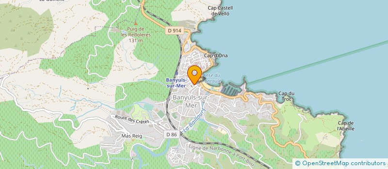 localisation de l'entreprise SARL RINGOT  BANYULS-SUR-MER