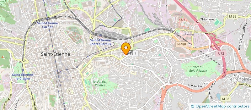 localisation de l'entreprise SARL RIOT VACHER à SAINT-ETIENNE