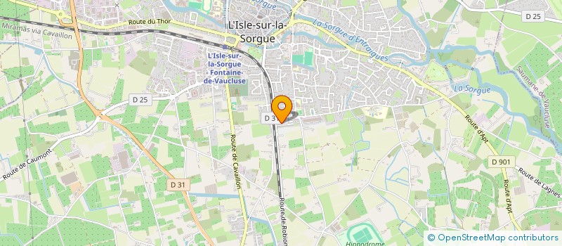 localisation de l'entreprise SARL RIPAILLE  L'ISLE-SUR-LA-SORGUE