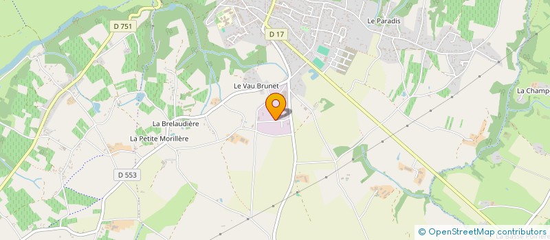 localisation de l'entreprise SARL RIPOCHE  OREE-D'ANJOU