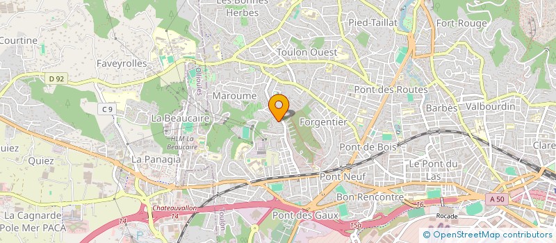 localisation de l'entreprise SARL RIS à TOULON