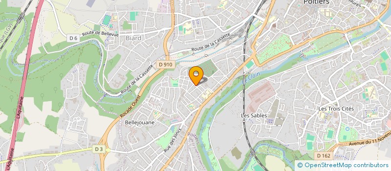 localisation de l'entreprise SARL RISO à POITIERS