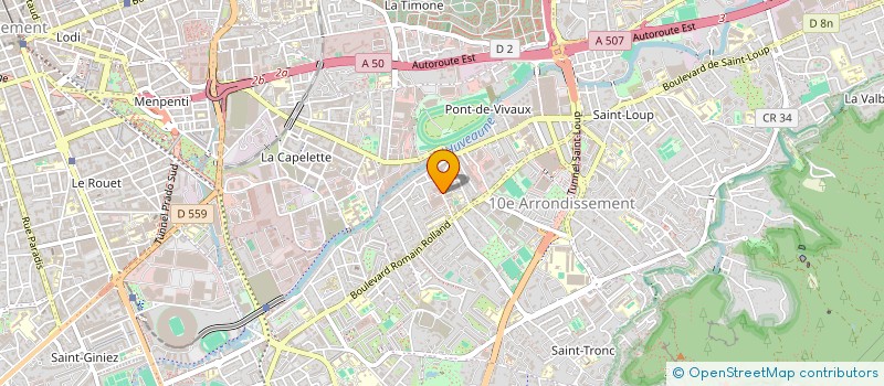 localisation de l'entreprise SARL RITIER  MARSEILLE