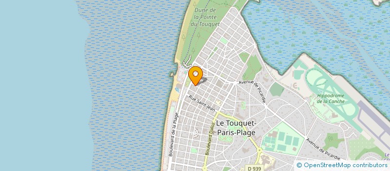 localisation de l'entreprise SARL RIVA BELLA à LE TOUQUET-PARIS-PLAGE