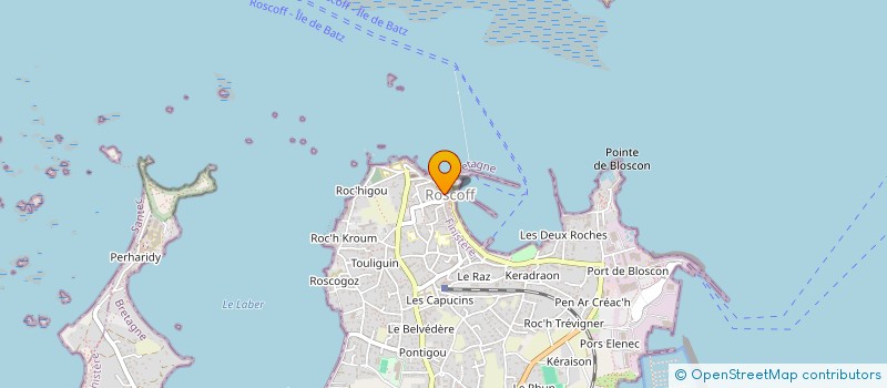 localisation de l'entreprise SARL RIVAGES  ROSCOFF