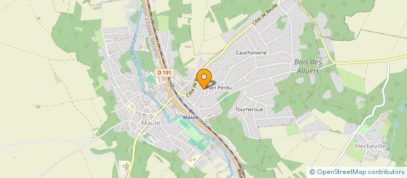 localisation de l'entreprise SARL RIVAH  MAULE