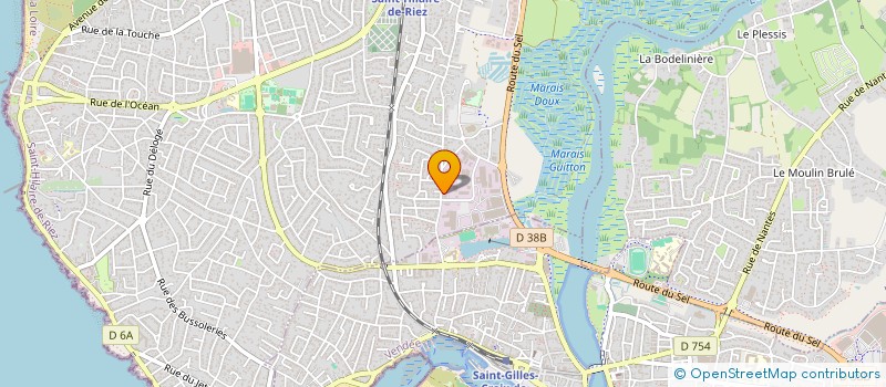 localisation de l'entreprise SARL RIVALIN  SAINT-HILAIRE-DE-RIEZ