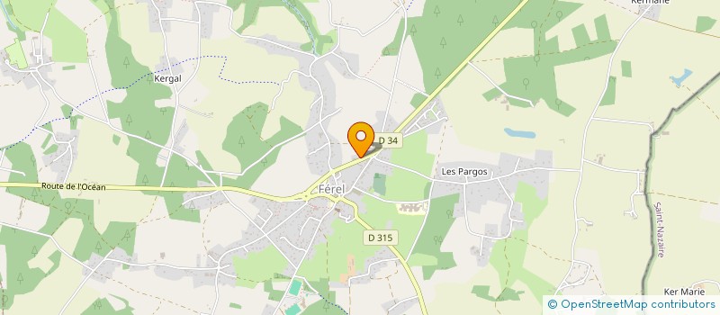 localisation de l'entreprise SARL RIVALLAND à FEREL