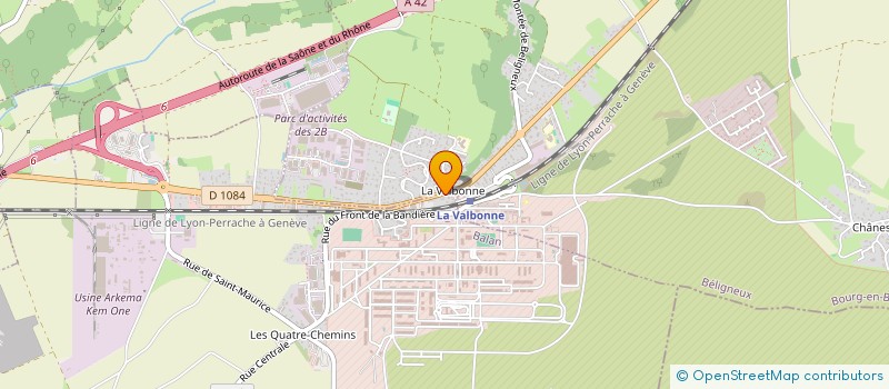 localisation de l'entreprise SARL RIVAUX  BALAN