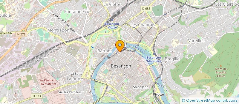 localisation de l'entreprise SARL RIVE GAUCHE à BESANCON